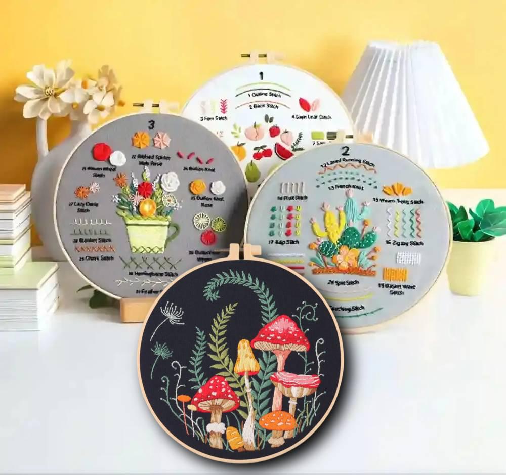 CraftHoop Fruity Florals Beginner Kit