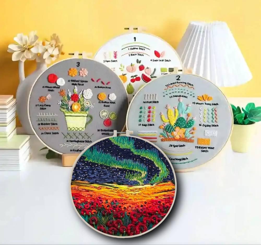 CraftHoop Fruity Florals Beginner Kit