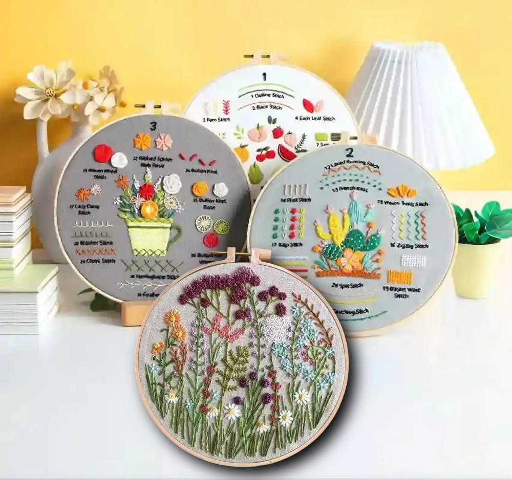 CraftHoop Fruity Florals Beginner Kit