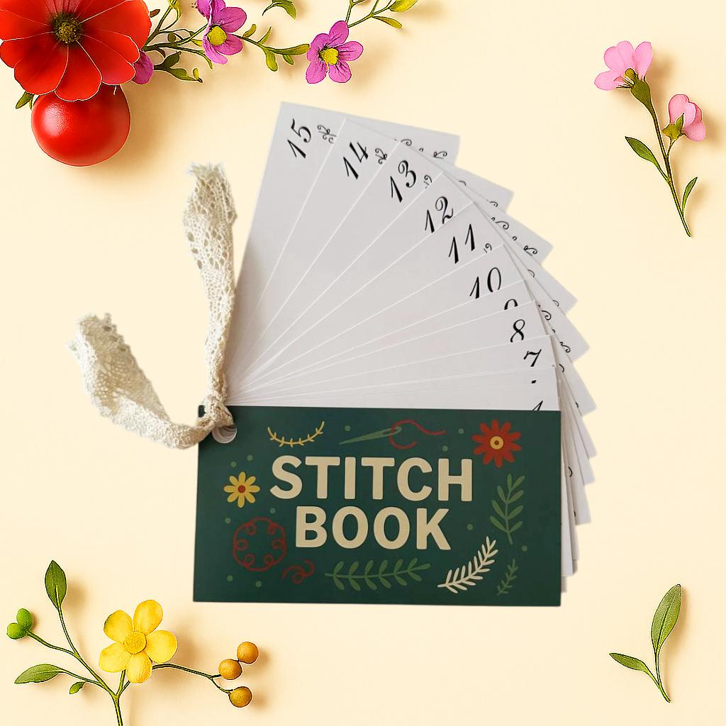 CraftHoop Japanese-Inspired Stitch Book & Learning Practice Set