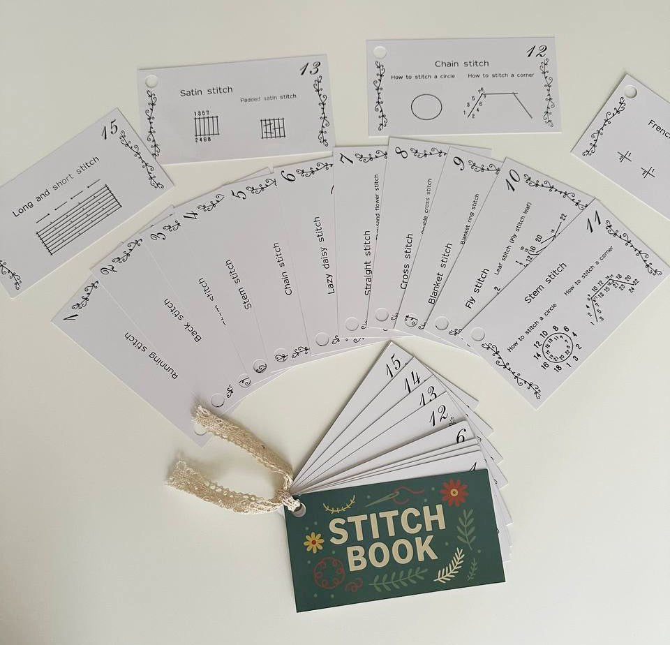 CraftHoop Japanese-Inspired Stitch Book & Learning Practice Set