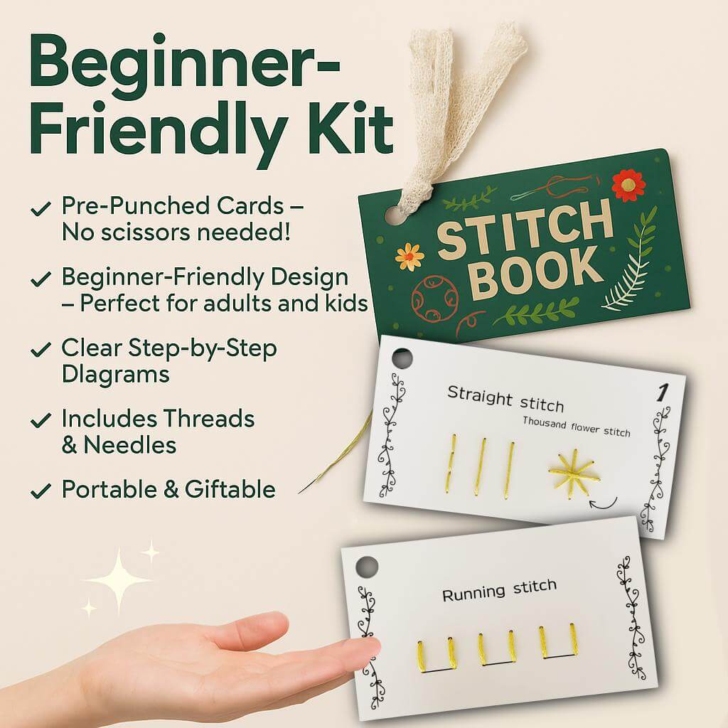 CraftHoop Stitch Book & Skill Builder Set