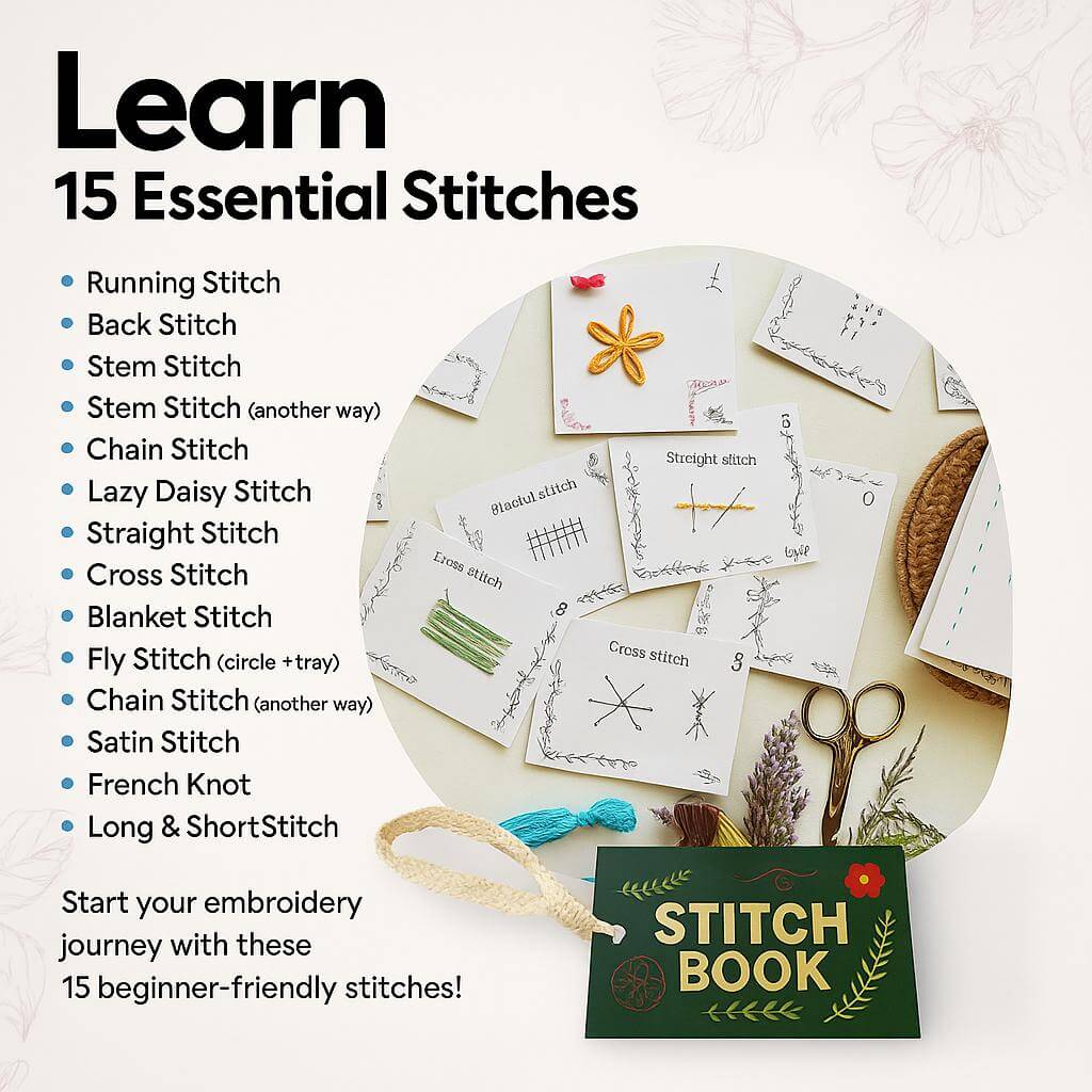 CraftHoop Stitch Book & Skill Builder Set