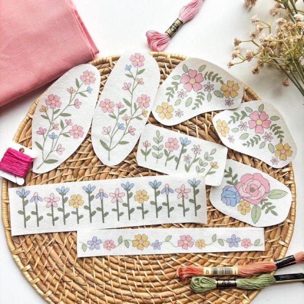 Colorful Stick & Stitch Patterns β Water-Soluble Transfers