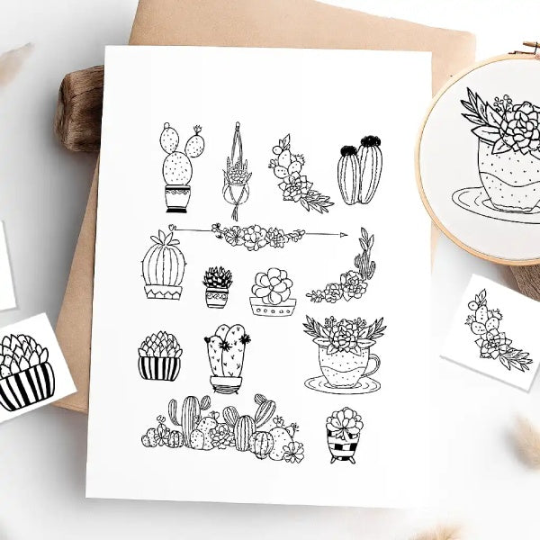 Stick & Stitch Patterns – Water-Soluble Transfers
