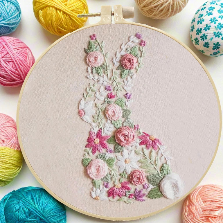 CraftHoop Easter Bunny Embroidery Kit