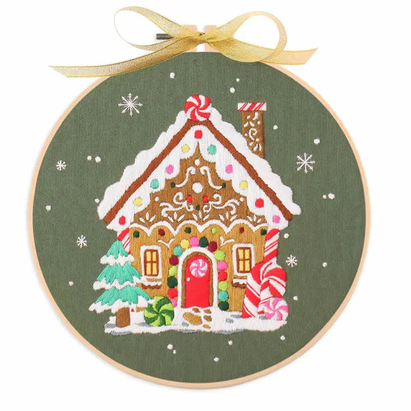 CraftHoop Christmas Cheer Embroidery Kit