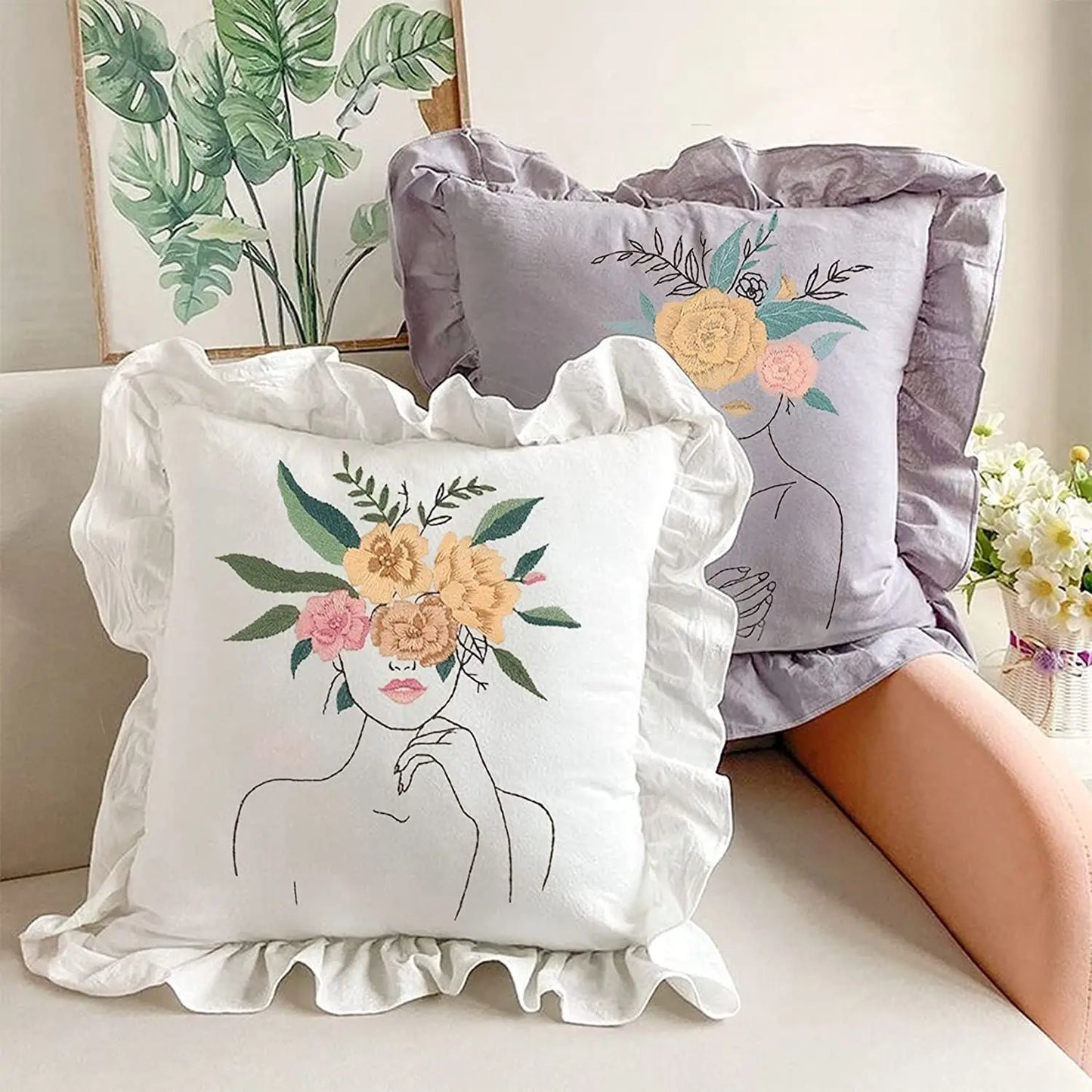 CraftHoop Floral Muse Embroidery Kit