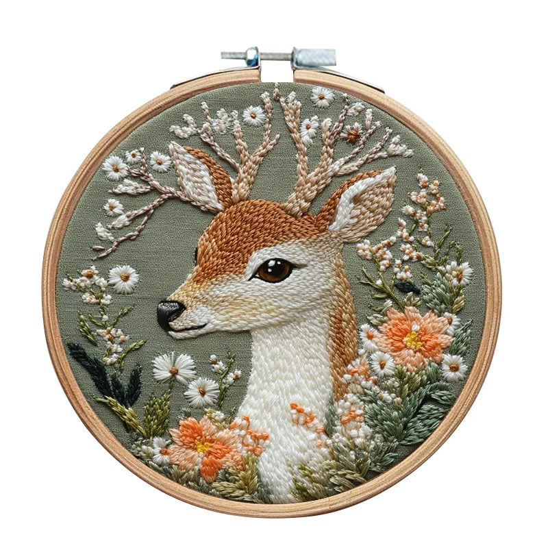 CraftHoop Forest Deer Embroidery Kit
