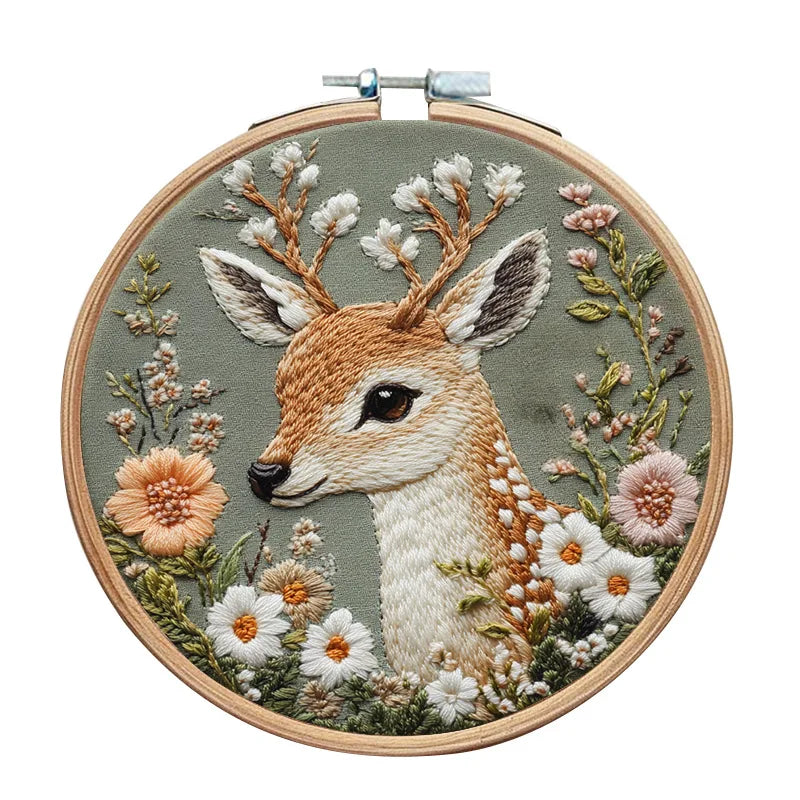 CraftHoop Forest Deer Embroidery Kit