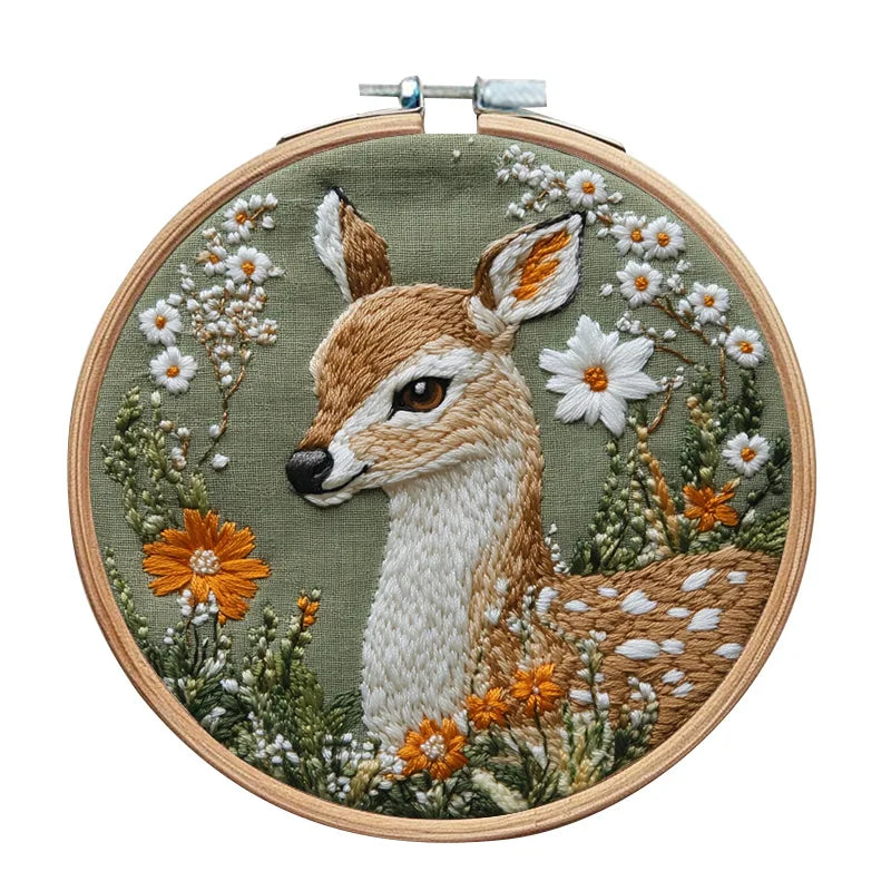 CraftHoop Forest Deer Embroidery Kit