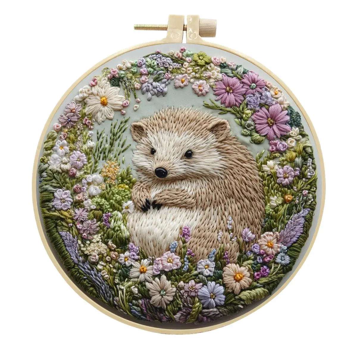CraftHoop Hedgehog in Bloom Embroidery Kit