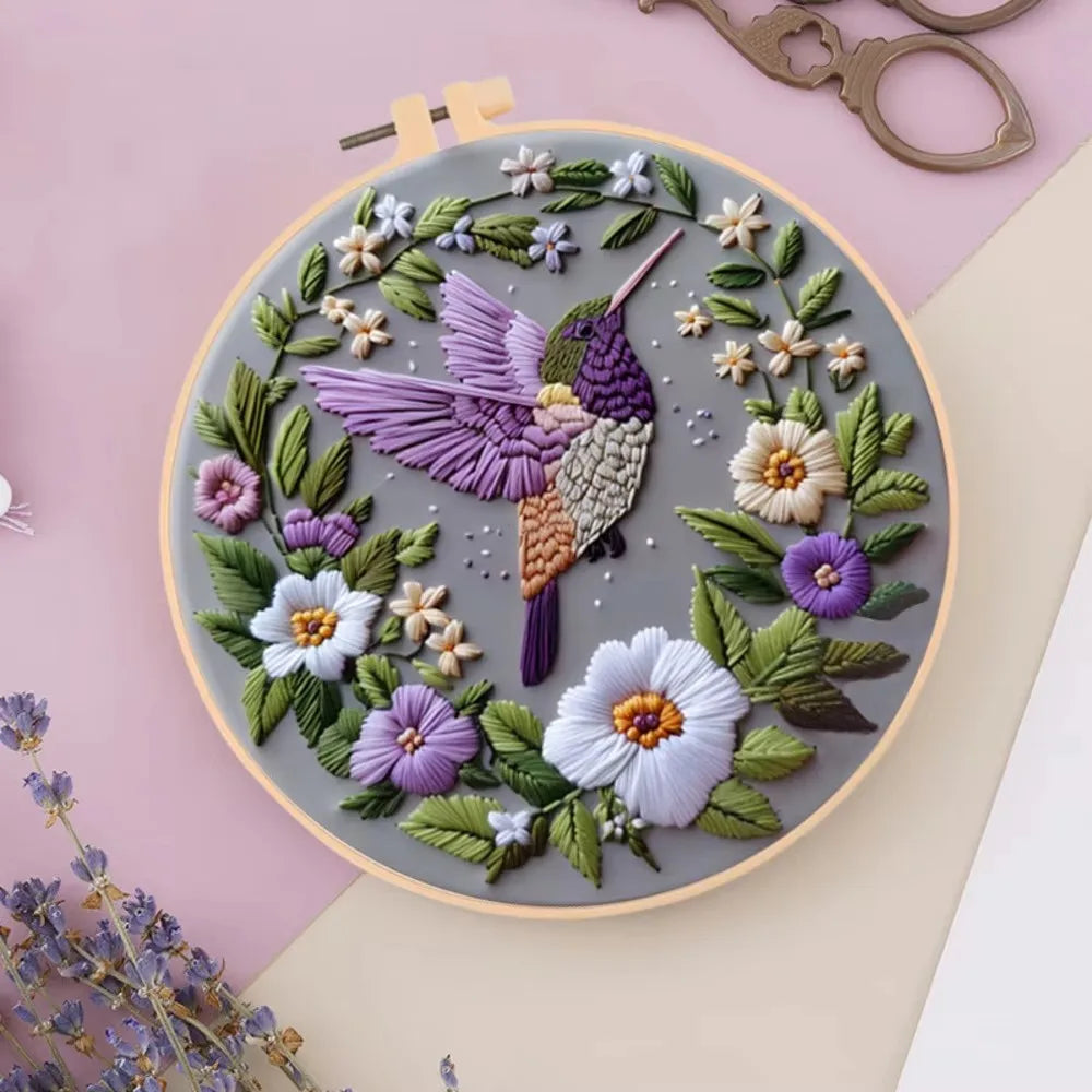 CraftHoop Midnight Bee Embroidery Kit