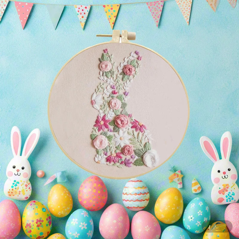 CraftHoop Easter Bunny Embroidery Kit