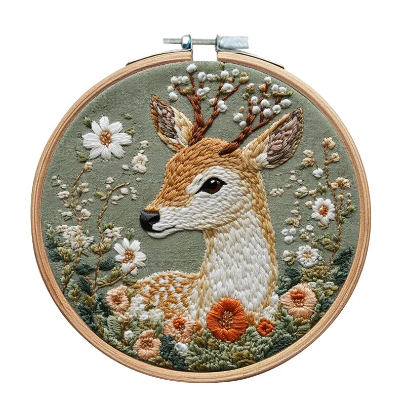 CraftHoop Forest Deer Embroidery Kit