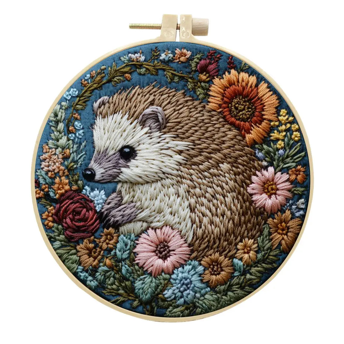 CraftHoop Hedgehog in Bloom Embroidery Kit