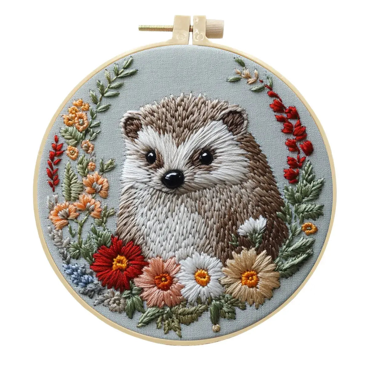 CraftHoop Hedgehog in Bloom Embroidery Kit