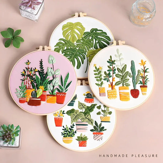 CraftHoop Plant Lover’s Embroidery Kit