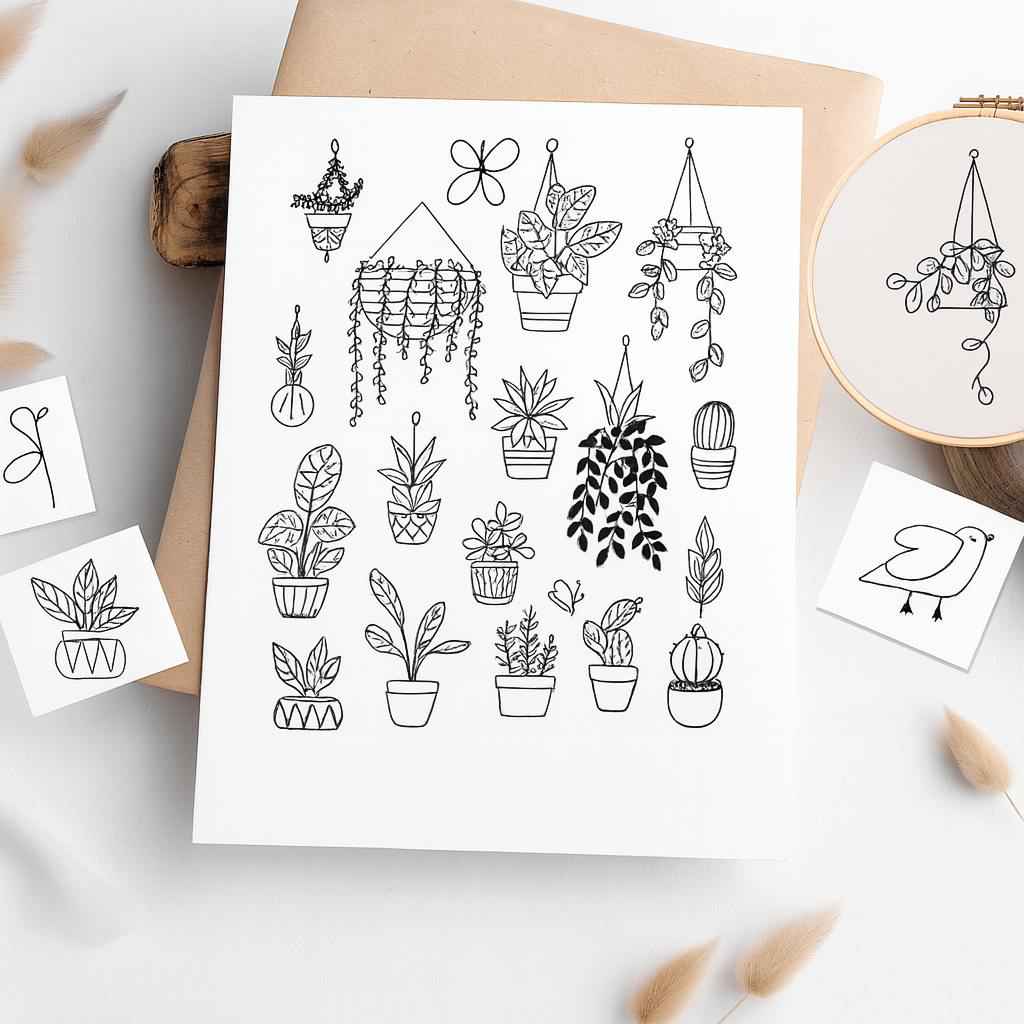 Stick & Stitch Patterns – Water-Soluble Transfers