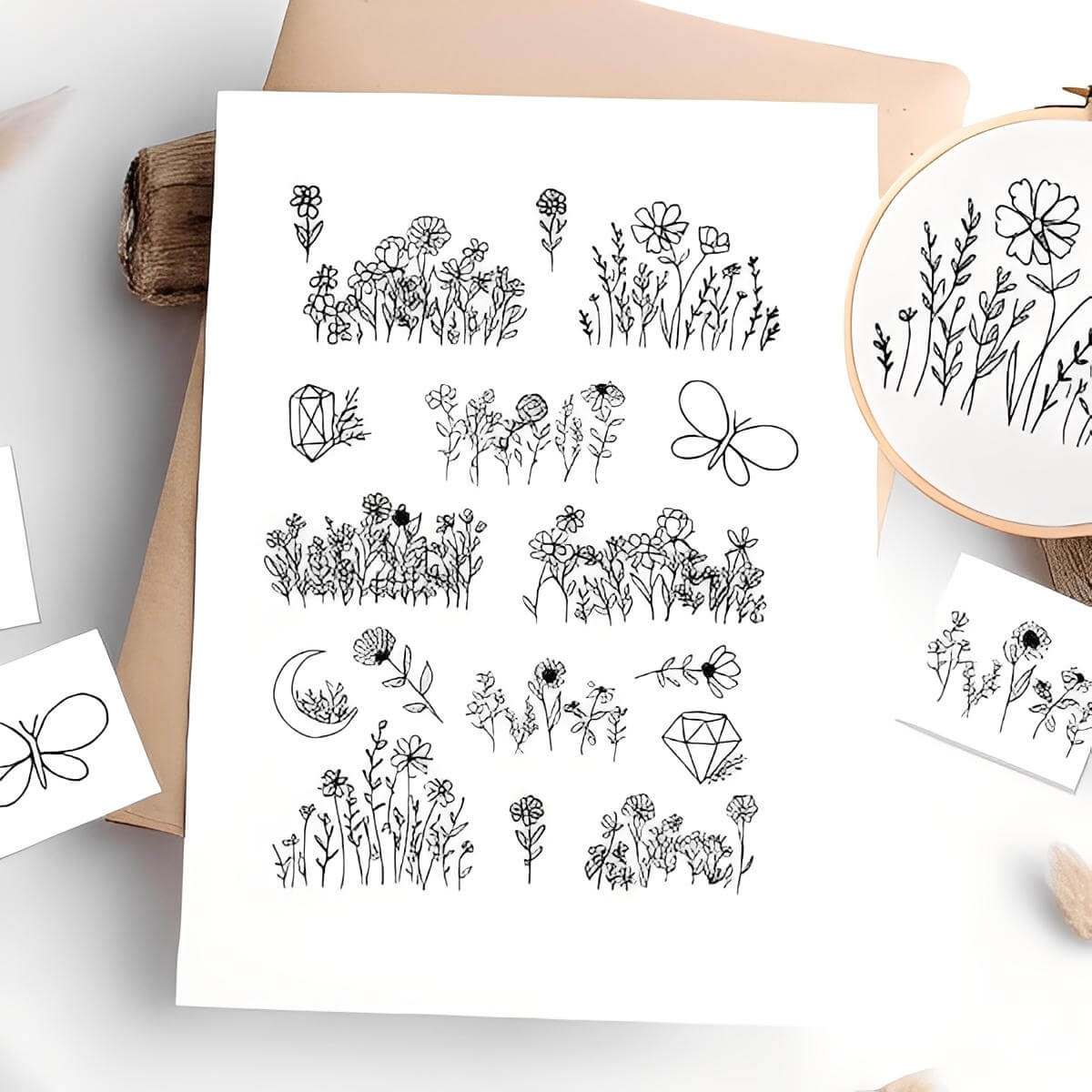 Stick & Stitch Patterns – Water-Soluble Transfers