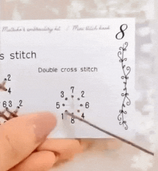 CraftHoop Japanese-Inspired Stitch Book & Learning Practice Set