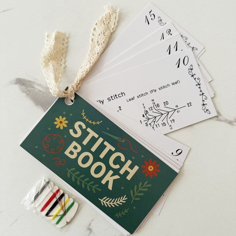 CraftHoop Japanese-Inspired Stitch Book & Learning Practice Set