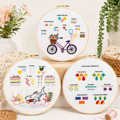 CraftHoop Beginner Stitch Sampler Kit – Clearance Find