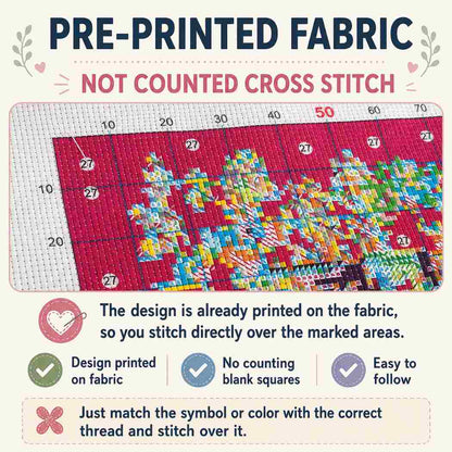 CraftHoop Lemon Villa Cross Stitch Kit