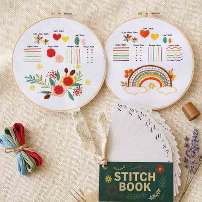 CraftHoop Stitch Book & Practice Set (15 or 30 Stitches)