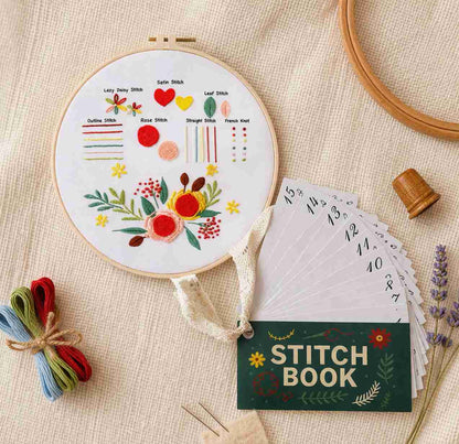 CraftHoop Stitch Book & Practice Set (15 or 30 Stitches)