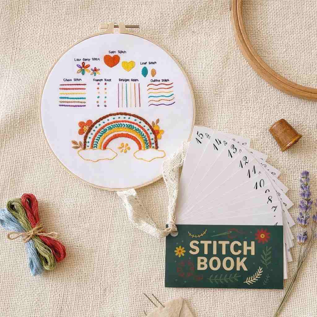 CraftHoop Stitch Book & Practice Set (15 or 30 Stitches)