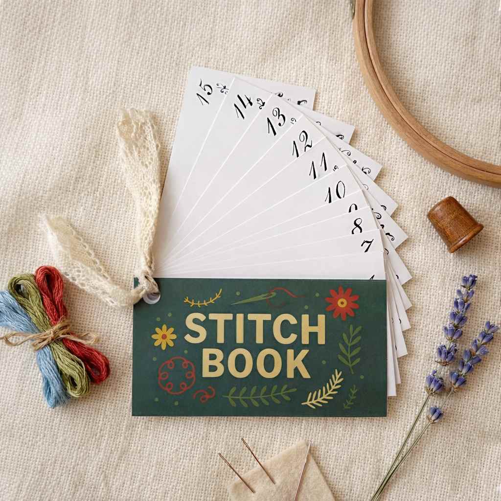 CraftHoop Stitch Book & Practice Set (15 or 30 Stitches)