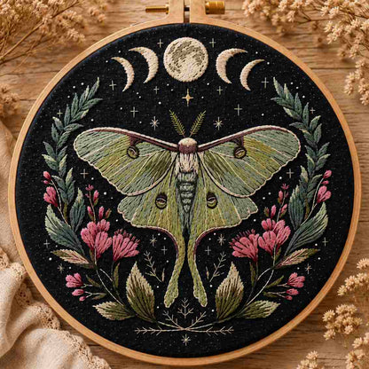 CraftHoop Moonlight Bugs Embroidery Kit