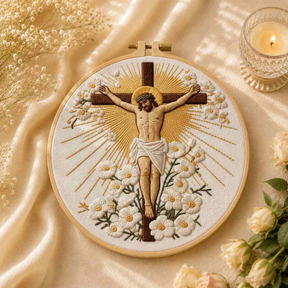 CraftHoop Sacred Nativity Embroidery Kits