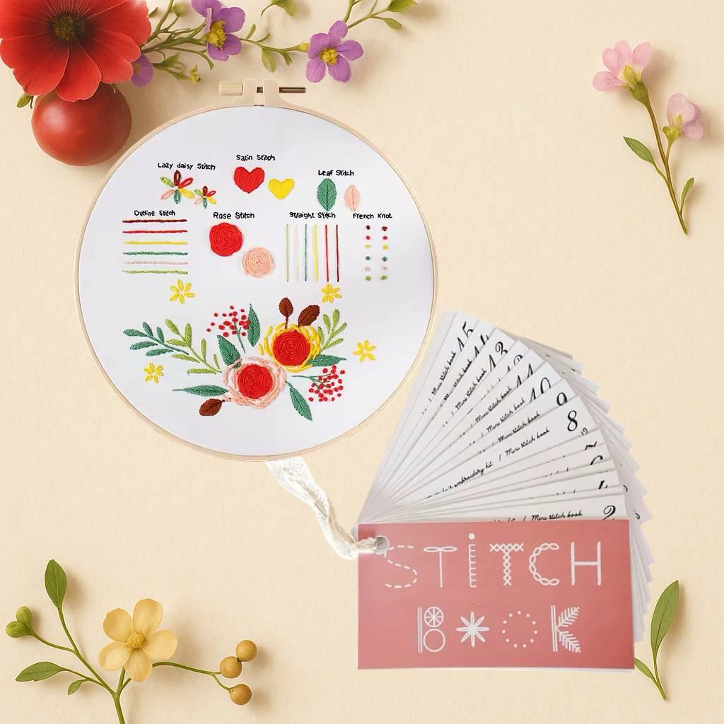 CraftHoop Japanese-Inspired Stitch Book & Learning Practice Set