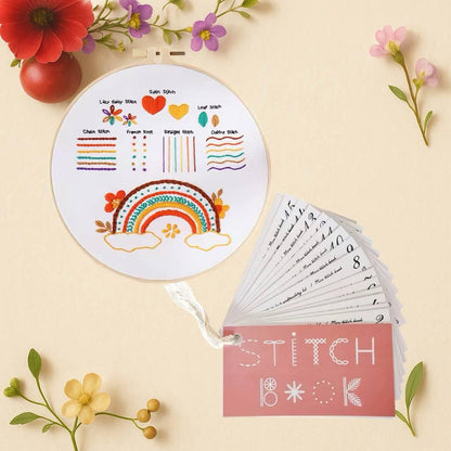 CraftHoop Japanese-Inspired Stitch Book & Learning Practice Set