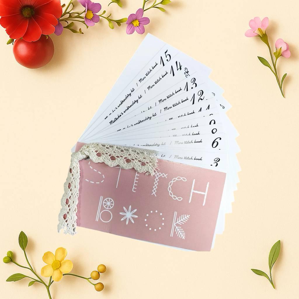 CraftHoop Japanese-Inspired Stitch Book & Learning Practice Set