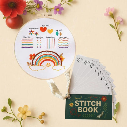 CraftHoop Japanese-Inspired Stitch Book & Learning Practice Set