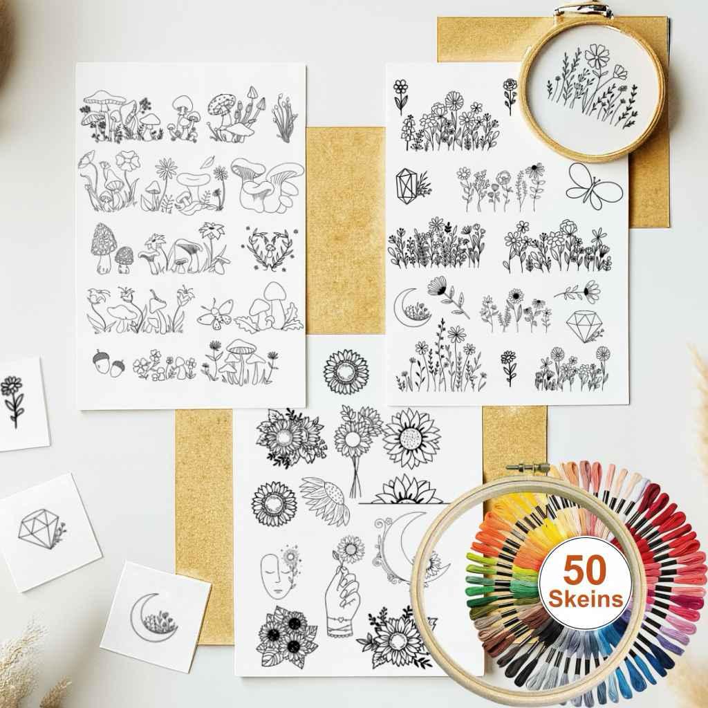 Stick & Stitch Patterns – Water-Soluble Transfers