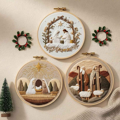 CraftHoop Nativity Story 3-Piece Set