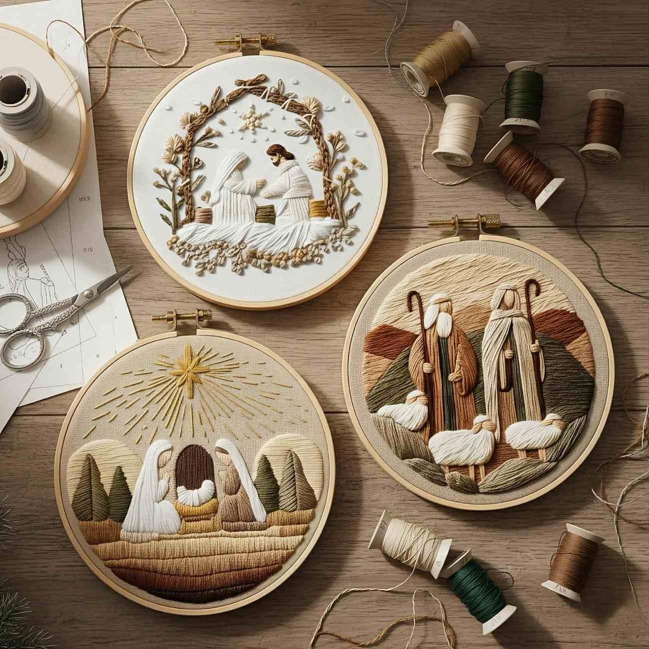 CraftHoop Nativity Story 3-Piece Set
