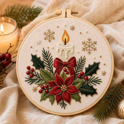 CraftHoop Christmas Treasures Embroidery Kit