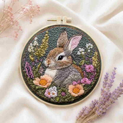 CraftHoop Garden Bunny Embroidery Kit