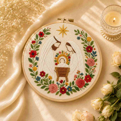 CraftHoop Sacred Nativity Embroidery Kits