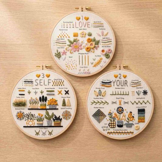 CraftHoop “Love Yourself” Beginner Embroidery Kit