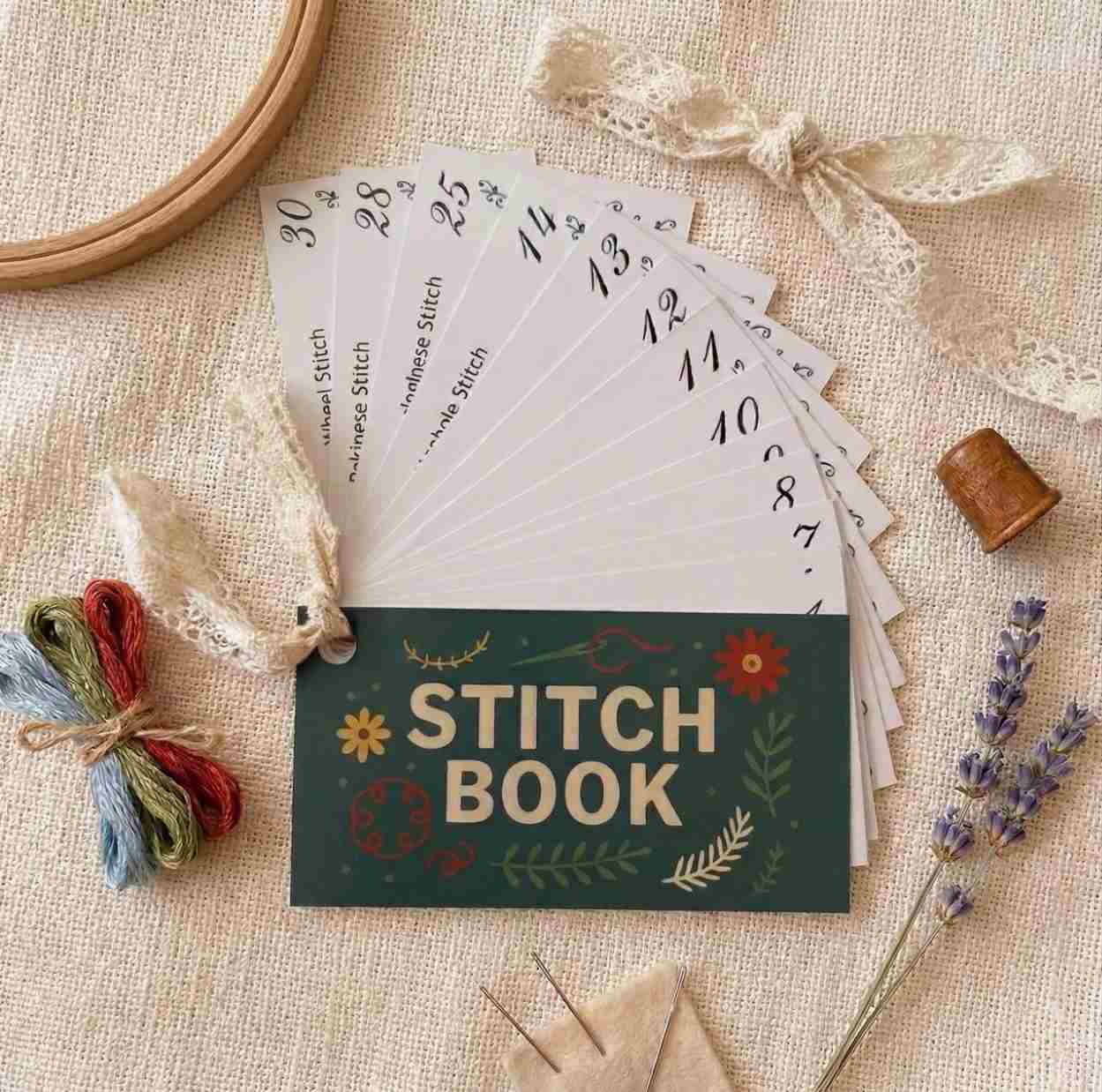 CraftHoop Stitch Book & Practice Set (15 or 30 Stitches)