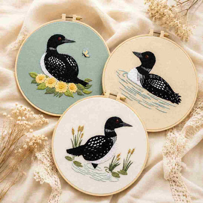 CraftHoop Woodland Friends 3-Piece Embroidery Kit