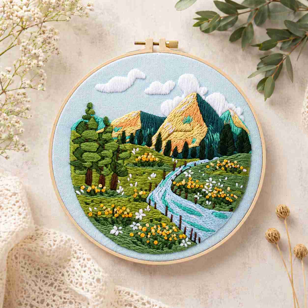 CraftHoop Nature Moments Embroidery Kit – Clearance Find
