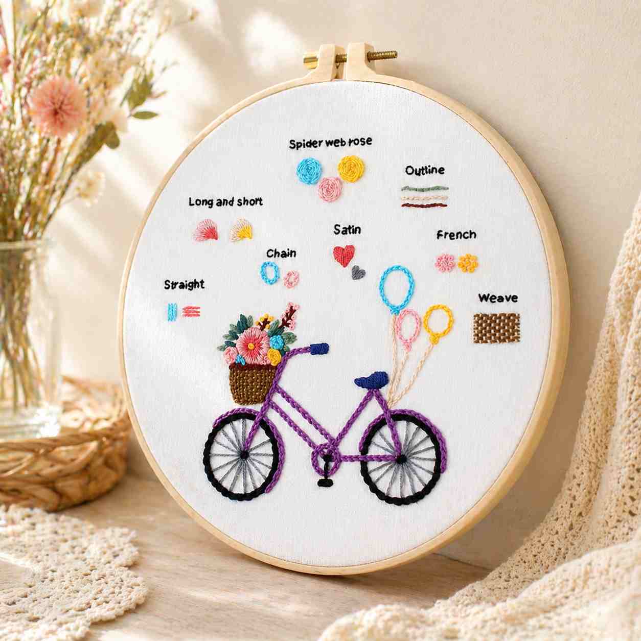 CraftHoop Beginner Stitch Sampler Kit – Clearance Find