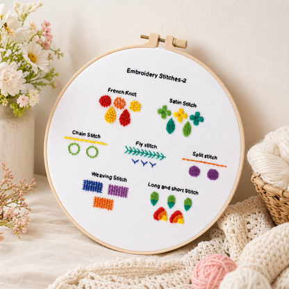 CraftHoop Beginner Stitch Sampler Kit – Clearance Find